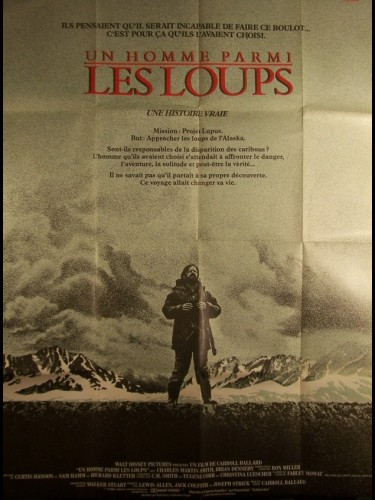 Affiche du film HOMME PARMI LES LOUPS (UN) - NEVER CRY WOLF