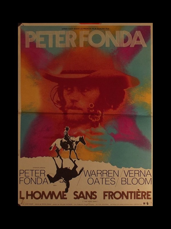 Affiche du film HOMME SANS FRONTIERE (L') - THE HIRED HAND