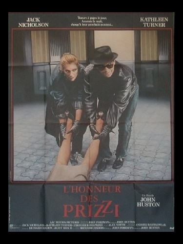 Affiche du film L'HONNEUR DES PRIZZI - Titre original : PRIZZI'S HONOR