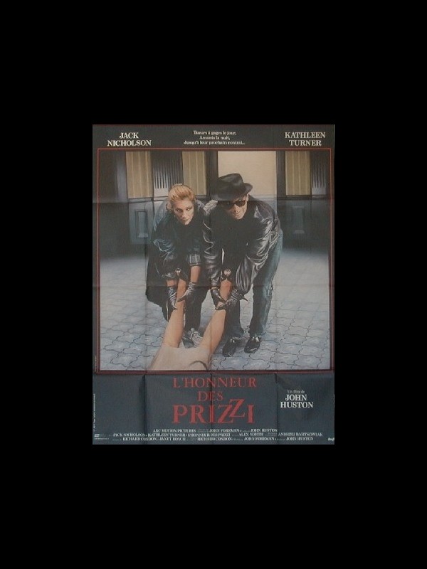Affiche du film L'HONNEUR DES PRIZZI - Titre original : PRIZZI'S HONOR