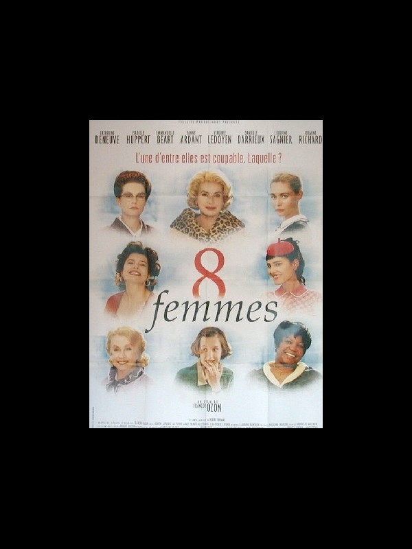 Affiche du film HUIT FEMMES