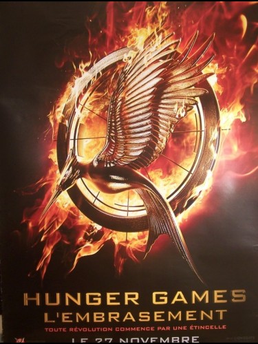 HUNGER GAMES -L'EMBRASEMENT- (AFFICHE ROULÉE)