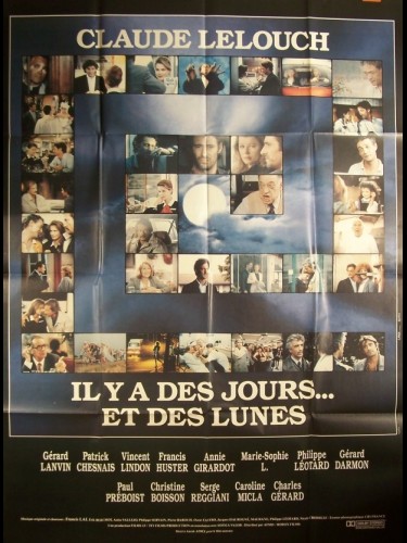 Affiche du film IL Y A DES JOURS ET DES LUNES