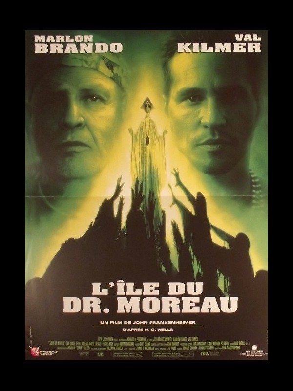 Affiche du film ILE DU DOCTEUR MOREAU (L') - THE ISLAND OF DR. MOREAU