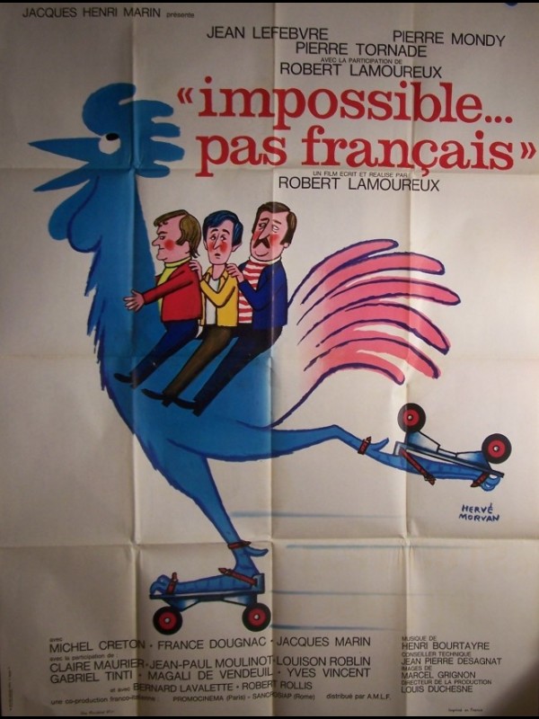 Affiche du film IMPOSSIBLE PAS FRANCAIS