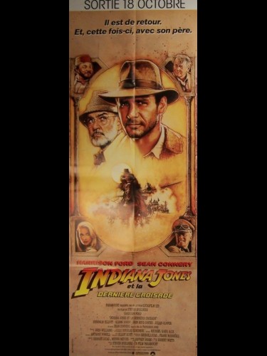 Affiche du film INDIANA JONES ET LA DERNIERE CROISADE - INDIANA JONES AND THE LAST CRUSADE