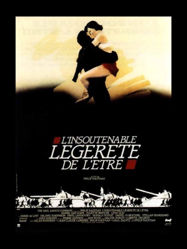 Affiche du film L'INSOUTENABLE LEGERETE DE L'ETRE