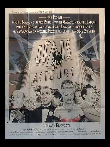 Affiche du film JE HAIS LES ACTEURS