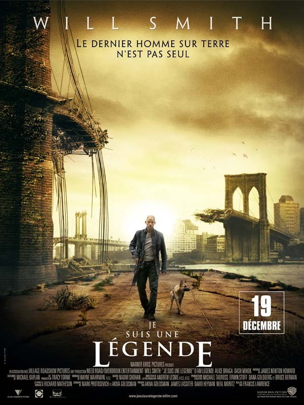 Affiche du film JE SUIS UNE LEGENDE - I AM LEGEND