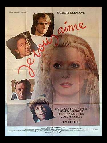 Affiche du film JE VOUS AIME