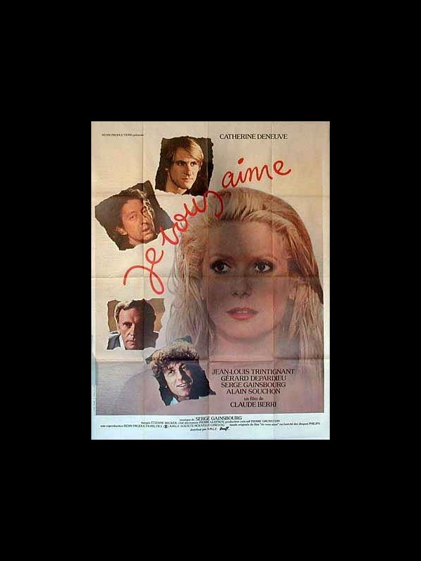 Affiche du film JE VOUS AIME