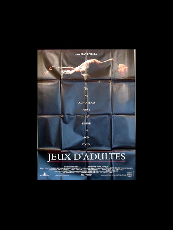Affiche du film JEUX D'ADULTES - Titre original : CONSENTING ADULTS