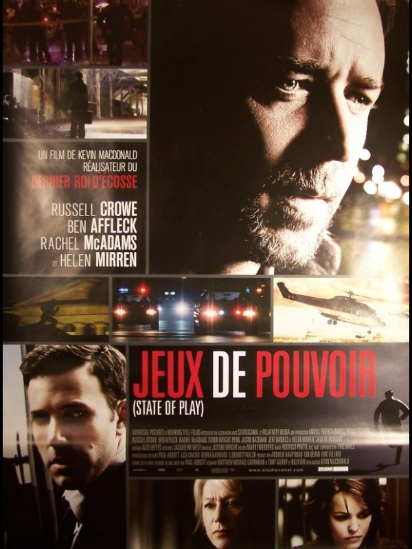 Affiche du film JEUX DE POUVOIR - STATE OF PLAY