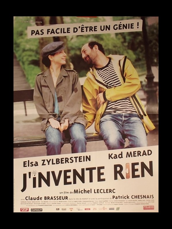 Affiche du film J'INVENTE RIEN