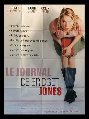 Affiche du film JOURNAL DE BRIDGET JONES (LE) - BRIDGET JONES'S DIARY