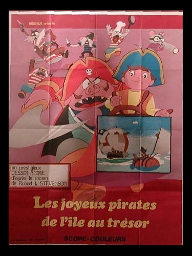 Affiche du film LES JOYEUX PIRATES DE L'ILE AU TRESOR