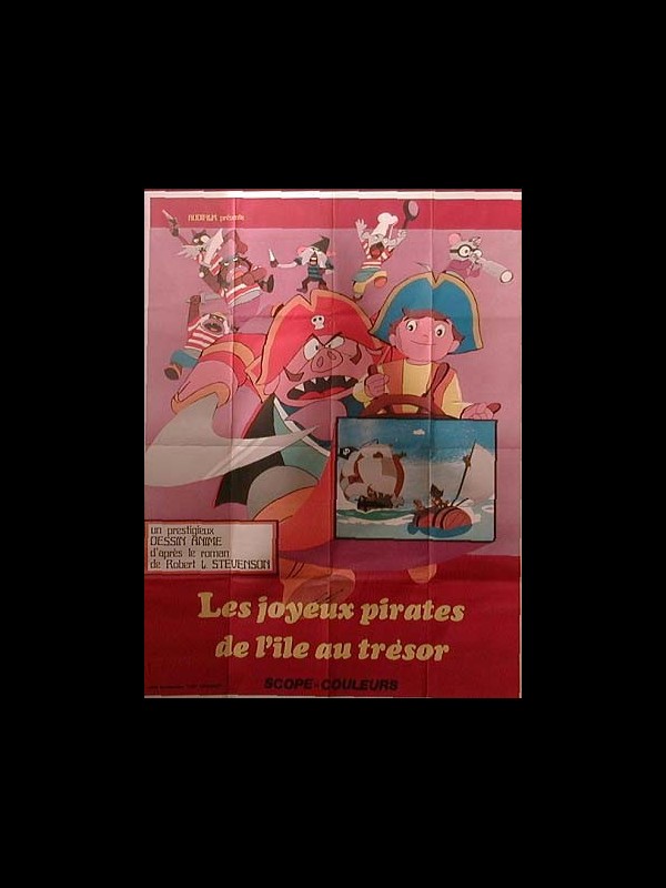Affiche du film LES JOYEUX PIRATES DE L'ILE AU TRESOR