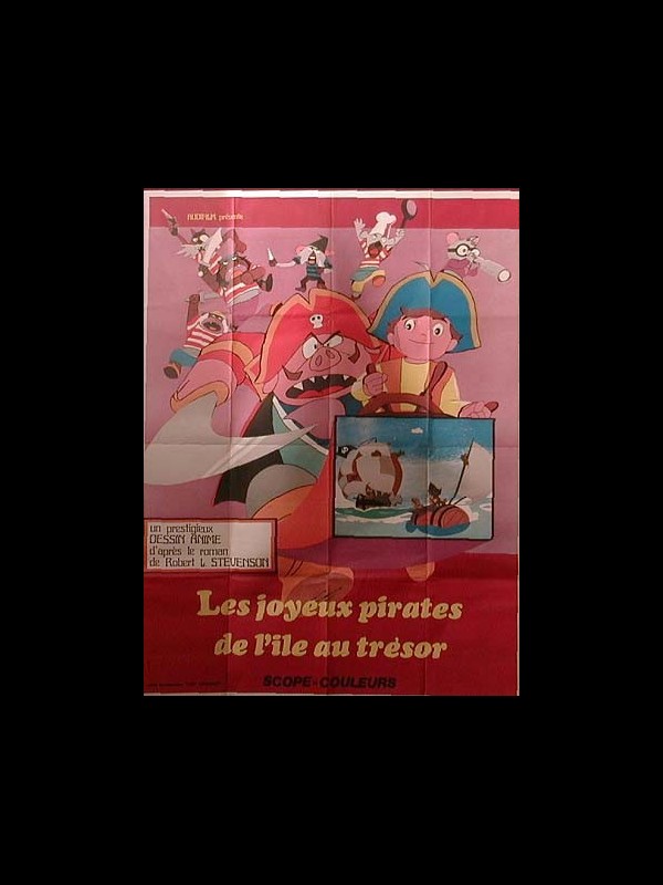 Affiche du film JOYEUX PIRATES DE L'ILE AU TRESOR (LES) - DOBUTSU TAKARAJIMA