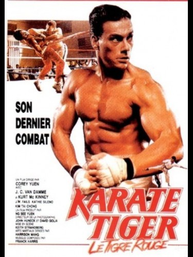 Affiche du film KARATE TIGER LE TIGRE ROUGE - NO RETREAT, NO SURRENDER