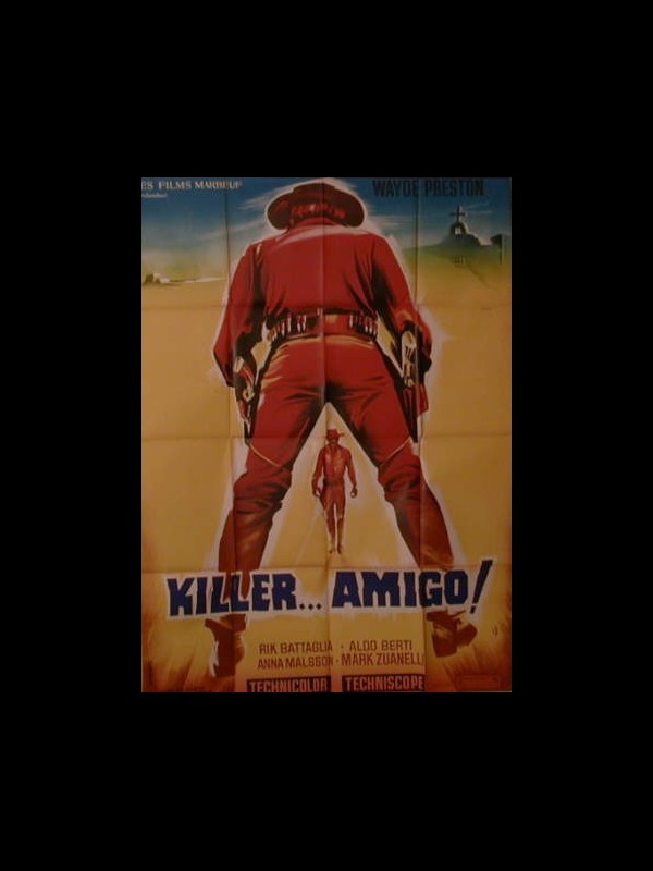 Affiche du film KILLER...AMIGO ! - EHI AMIGO... SEI MORTO!
