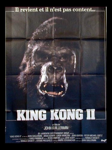 Affiche du film KING KONG 2 - KING KONG LIVES