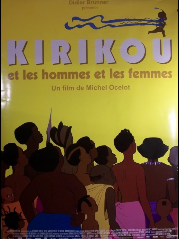 Affiche du film KIRIKOU LES HOMMES ET LES FEMMES (AFFICHE ROULÉE)