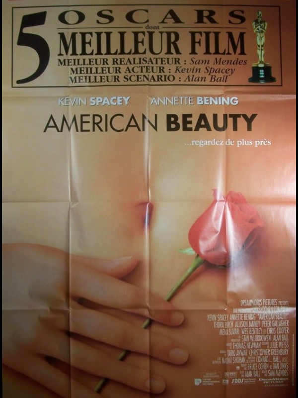 Affiche du film AMIRICAN BEAUTY-OSCARISÉ-