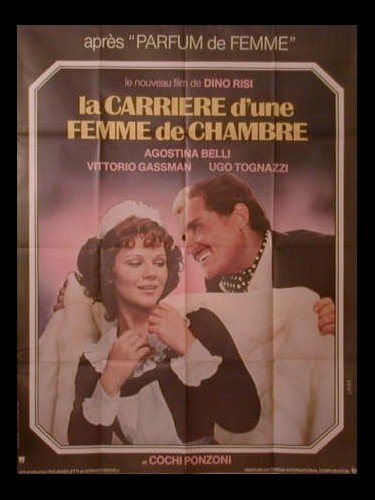 Affiche du film LA CARRIERE D'UNE FEMME DE CHAMBRE - Titre original : TELEFONI BIANCHI