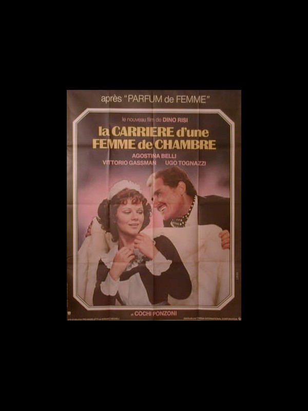 Affiche du film LA CARRIERE D'UNE FEMME DE CHAMBRE - Titre original : TELEFONI BIANCHI