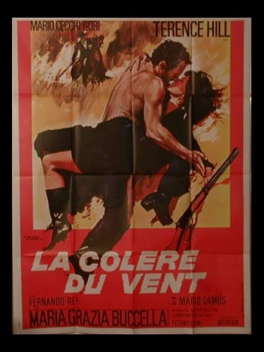 Affiche du film LA COLERE DU VENT - Titre original : LA COLLERA DEL VENTO