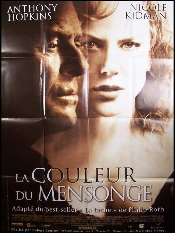 Affiche du film LA COULEUR DU MENSONGE - THE HUMAN STAIN