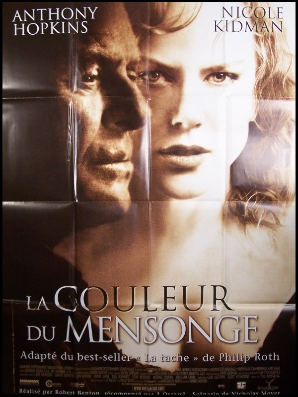 Affiche du film LA COULEUR DU MENSONGE