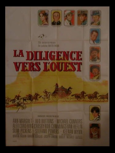 Affiche du film LA DILIGENCE VERS L'OUEST