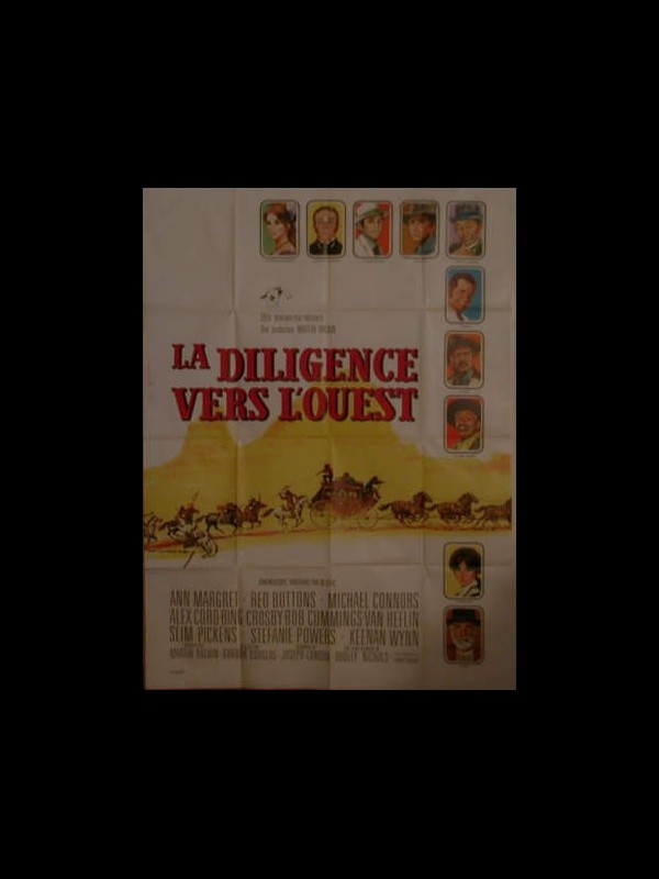 Affiche du film LA DILIGENCE VERS L'OUEST