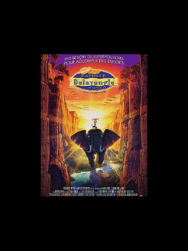 Affiche du film LA FAMILLE DE LA JUNGLE