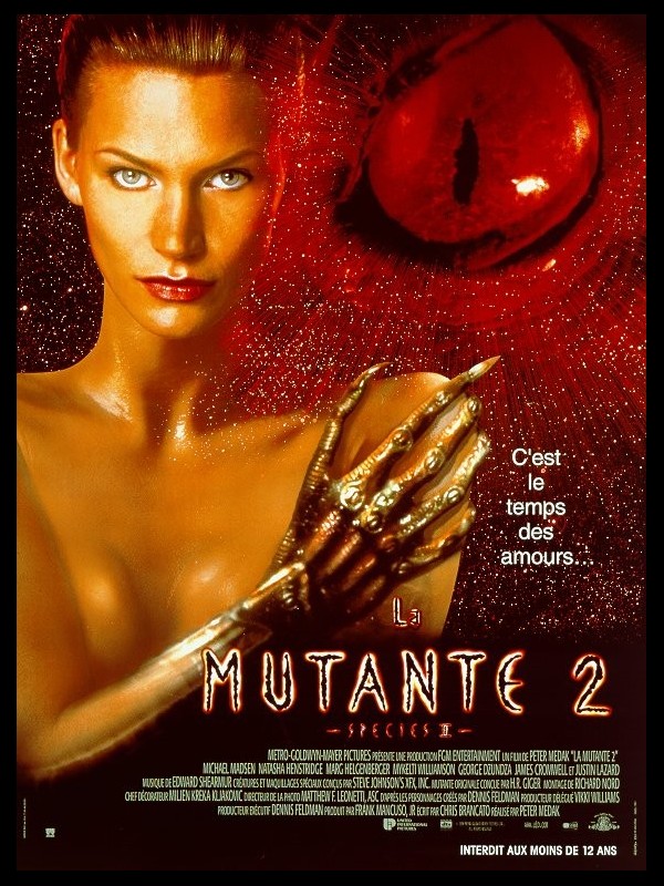Affiche du film LA MUTANTE 2 - SPECIES II