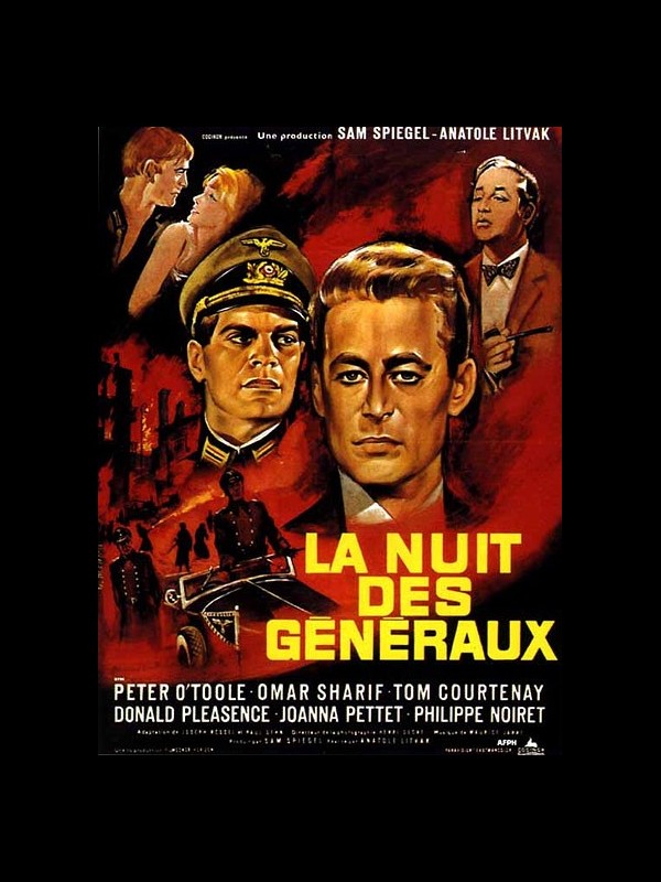 Affiche du film LA NUIT DES GENERAUX - THE NIGHT OF THE GENERALS