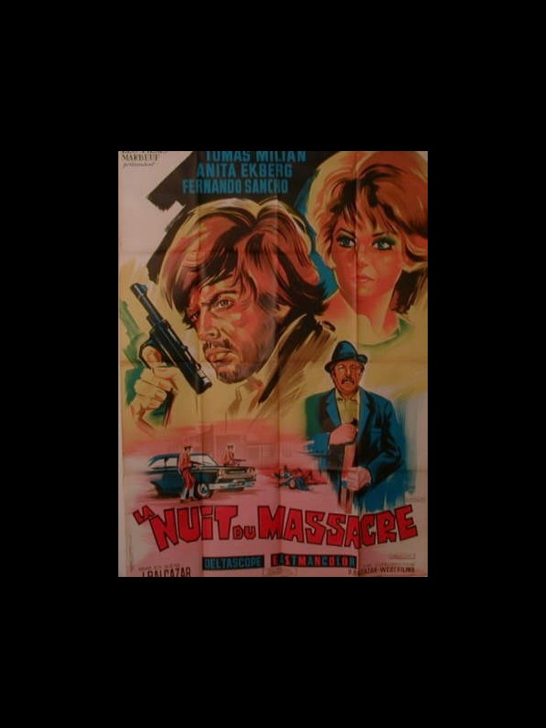 Affiche du film LA NUIT DU MASSACRE - Titre original : CRÓNICA DE UN ATRACO