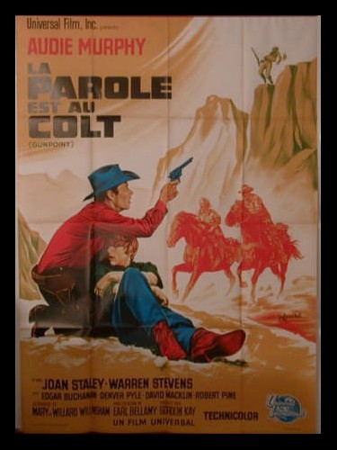 Affiche du film LA PAROLE EST AU COLT - AT GUN POINT