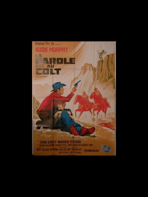 Affiche du film LA PAROLE EST AU COLT - AT GUN POINT