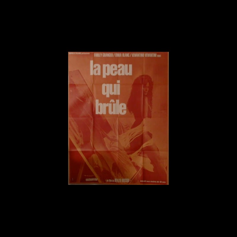 Affiche du film LA PEAU QUI BRULE CINEMAFFICHE