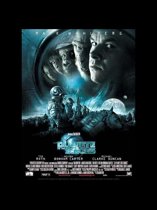 Affiche du film LA PLANETE DES SINGES