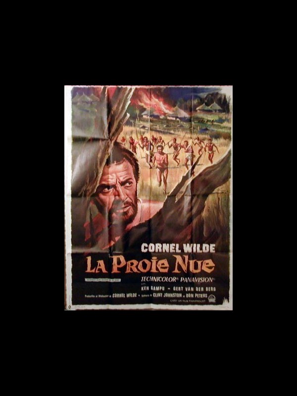 Affiche du film LA PROIE NUE - THE NAKED PREY