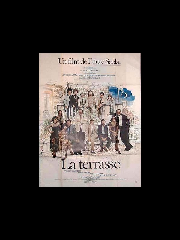 Affiche du film LA TERRASSE - Titre original : LA TERRAZZA