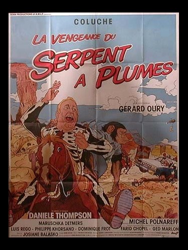 Affiche du film LA VENGEANCE DU SERPENT A PLUMES