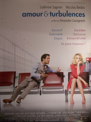 Affiche du film AMOUR ET TURBULENCES (AFFICHE ROULÉE)