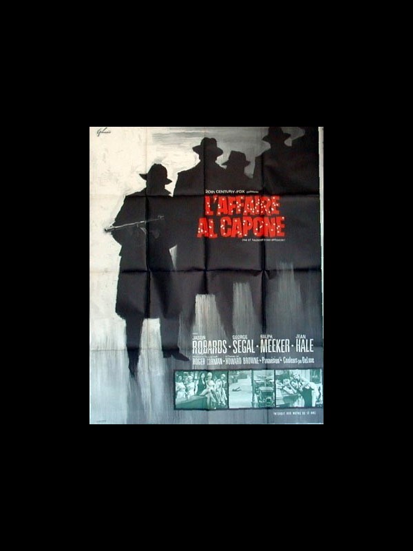 Affiche du film L'AFFAIRE AL CAPONE - Titre original : THE ST. VALENTINE'S DAY MASSACRE
