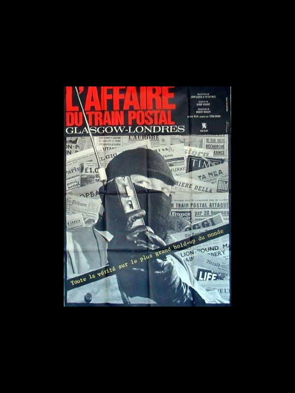 Affiche du film L'AFFAIRE DU TRAIN POSTAL GLASGOW-LONDRES - DIE GENTLEMEN BITTEN ZUR KASSE