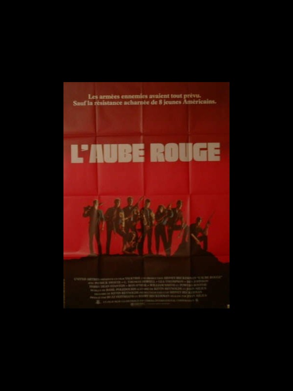 Affiche du film L'AUBE ROUGE - Titre original : RED DAWN