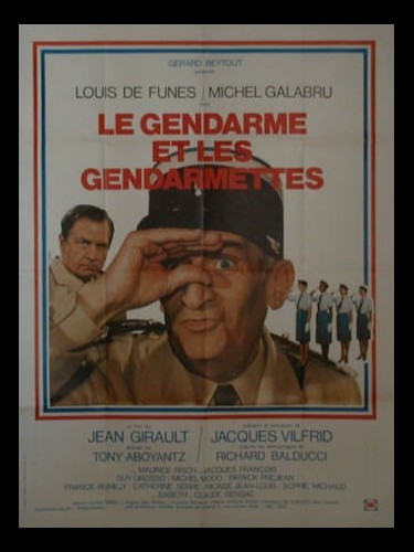 Affiche du film LE GENDARME ET LES GENDARMETTES